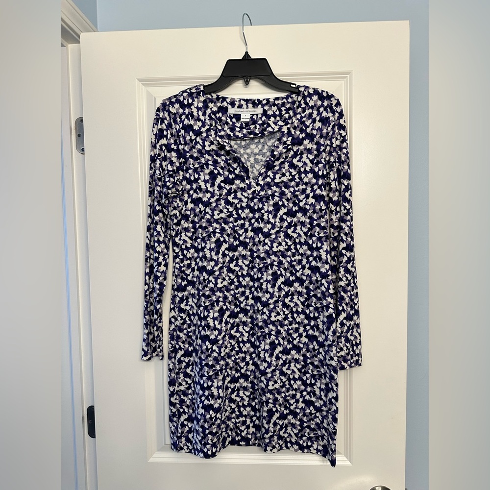 Diane vonFurstenberg Mini Print Dress